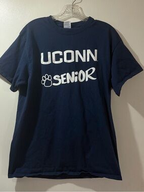 Port & Company UCONN Senior T-shirt Adult Unisex Sz Large
